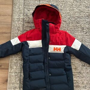 Helly Hansen Youth Puffer Red and Black Jacket Size 10 (Like NEW!)